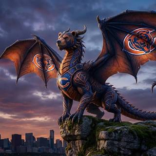 Chicago Bears Dragon