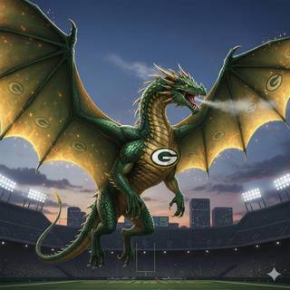 Green Bay Packers Dragon