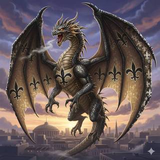 New Orleans Saints Dragon