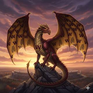 Washington Commanders Dragon