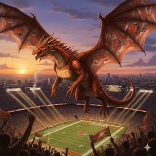 Cleveland Browns Dragon