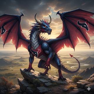 Houston Texans Dragon