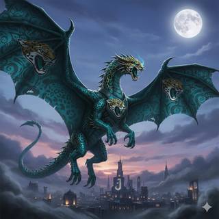 Jacksonville Jaguars Dragon