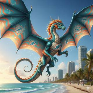 Miami Dolphins Dragon