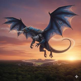 Tennessee Titans Dragon