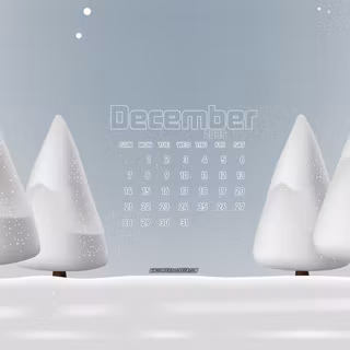 2025 December Calendar