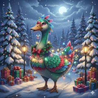 Fakemon Pokemon: Christmas Goose