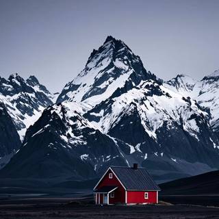 winter mountain wallpaper