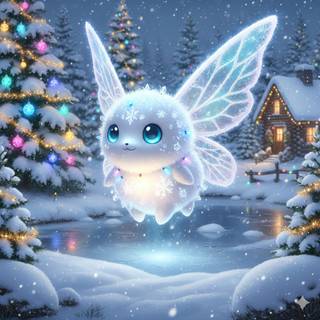 Fakemon Pokemon: Christmas Snowflake Fairy