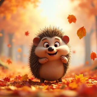 Cartoon Hedgehog