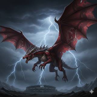 New Jersey Devils Dragon