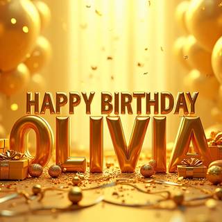 Olivia Happy Birthday