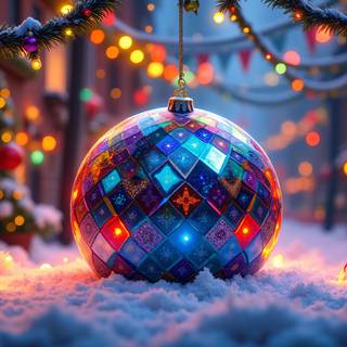 Colorful Xmas Ball