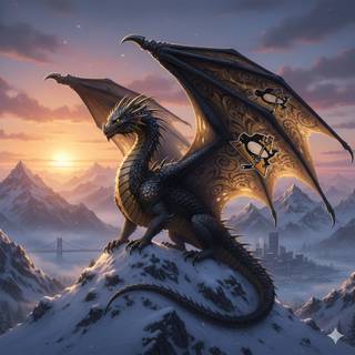 Pittsburgh Penguins Dragon