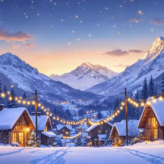 The Christmas Lights Are On