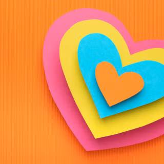 Colorful 3D Heart