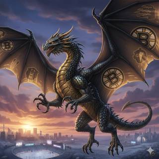 Boston Bruins Dragon