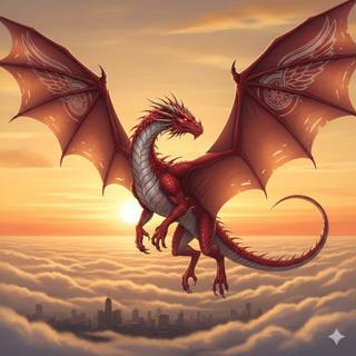 Detroit Red Wings Dragon