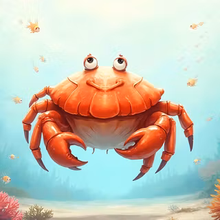 Cartoon Crab