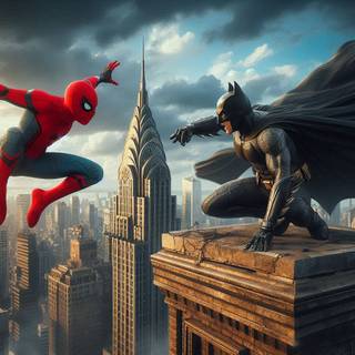 HD Wallaper Spider Man and Batman