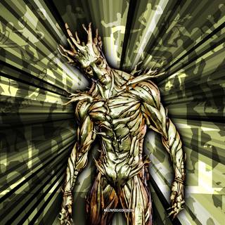 Gold Foil Groot Fortnite