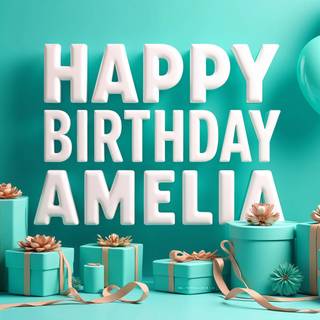 Amelia Happy Birthday