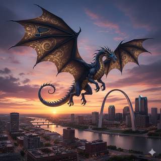 St. Louis Blues Dragon