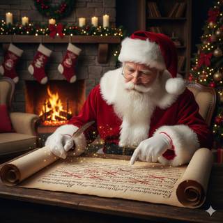 The Naughty List Scroll