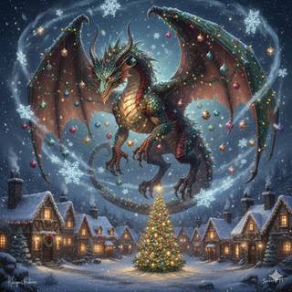 Dragon of the Christmas Present 