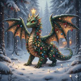 Christmas Tree Dragon 