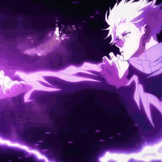 cool gojo jusjustu kaisen animation