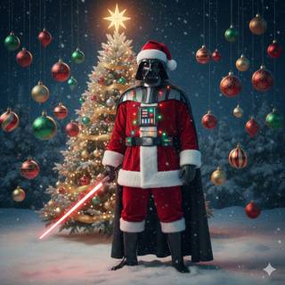 Christmas Darth Vader 