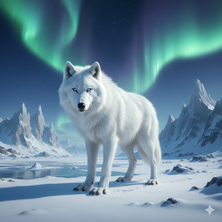 Giant Size Arctic Wolf