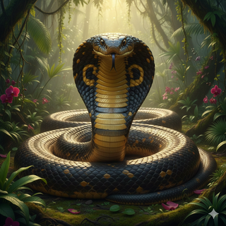 Giant Size King Cobra