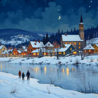 A Classic Village Landscape