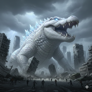 White Crocodilezilla