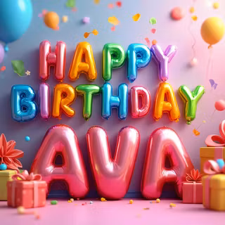 Ava Happy Birthday