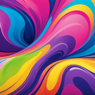 Colorful Abstract Waves