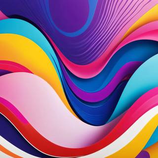 Colorful Abstract Waves