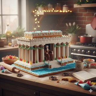 Gingerbread Lincoln Memorial