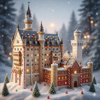 Gingerbread Neuschwanstein Castle