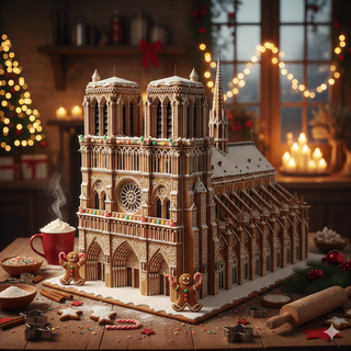 Gingerbread Notre Dame Cathedral