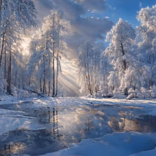 Scenic Winter Landscape