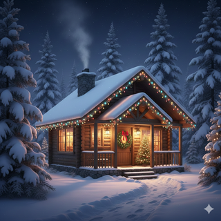 Christmas at a Cozy Cabin
