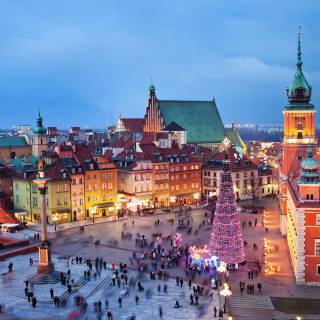 Christmas tree in Poland