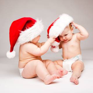 Babies at Christmas