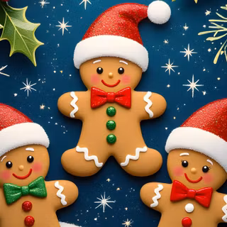 Gingerbread Men Christmas 
