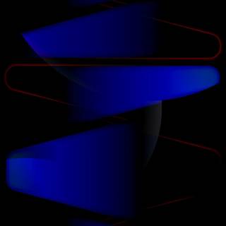 Blue Black Abstract 