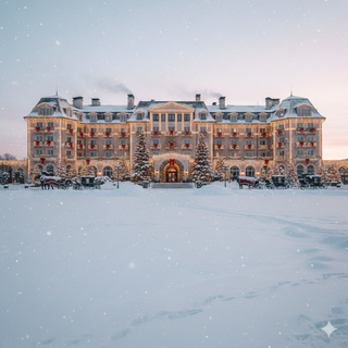 Christmas at Luxurious Hotel