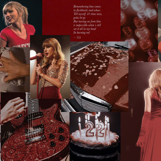Taylor Swift RED Aesthetic Wallpaper